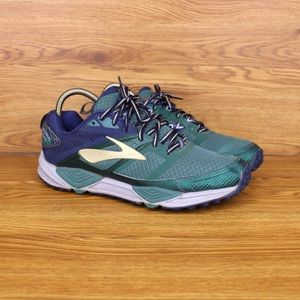 Brooks Cascadia 12 Green Trail Running Shoes